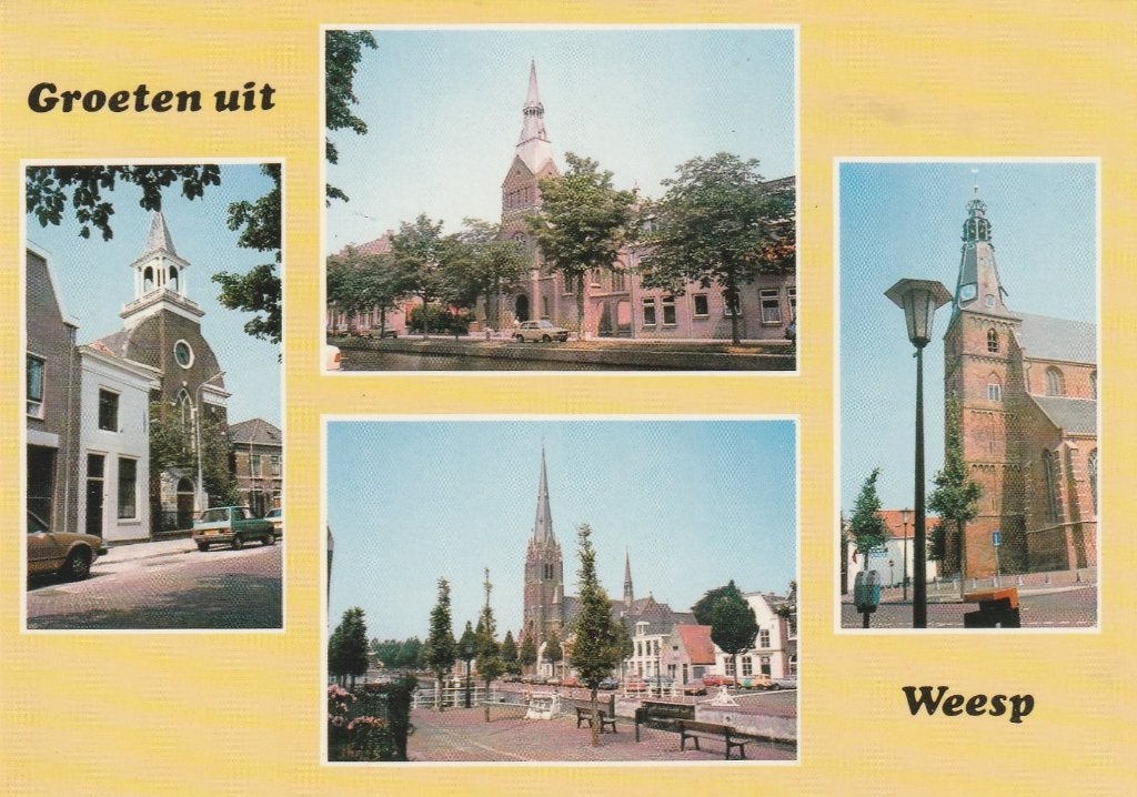 WEESP Kerken Groeten, Verzamelen, Verzenden, 1980 tot heden, Ongelopen, Noord-Holland
