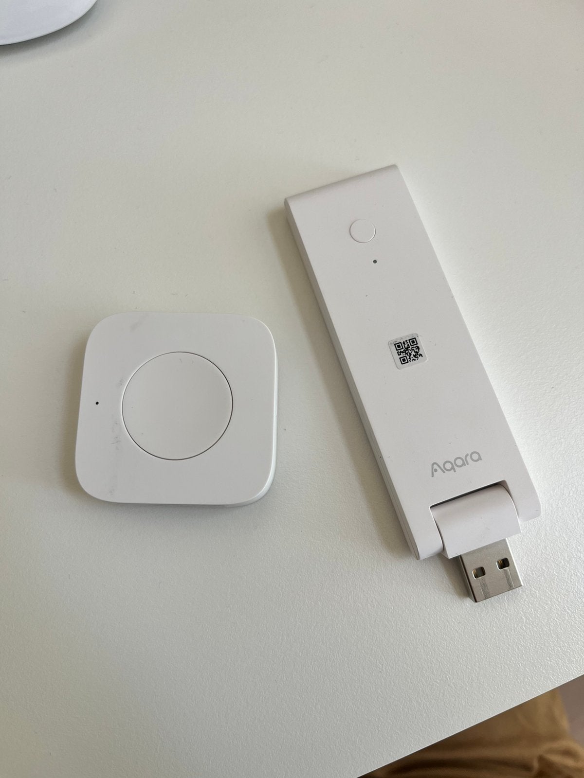 Aqara Hub E1 en Wireless Mini Switch button knop, Ophalen of Verzenden, Zo goed als nieuw
