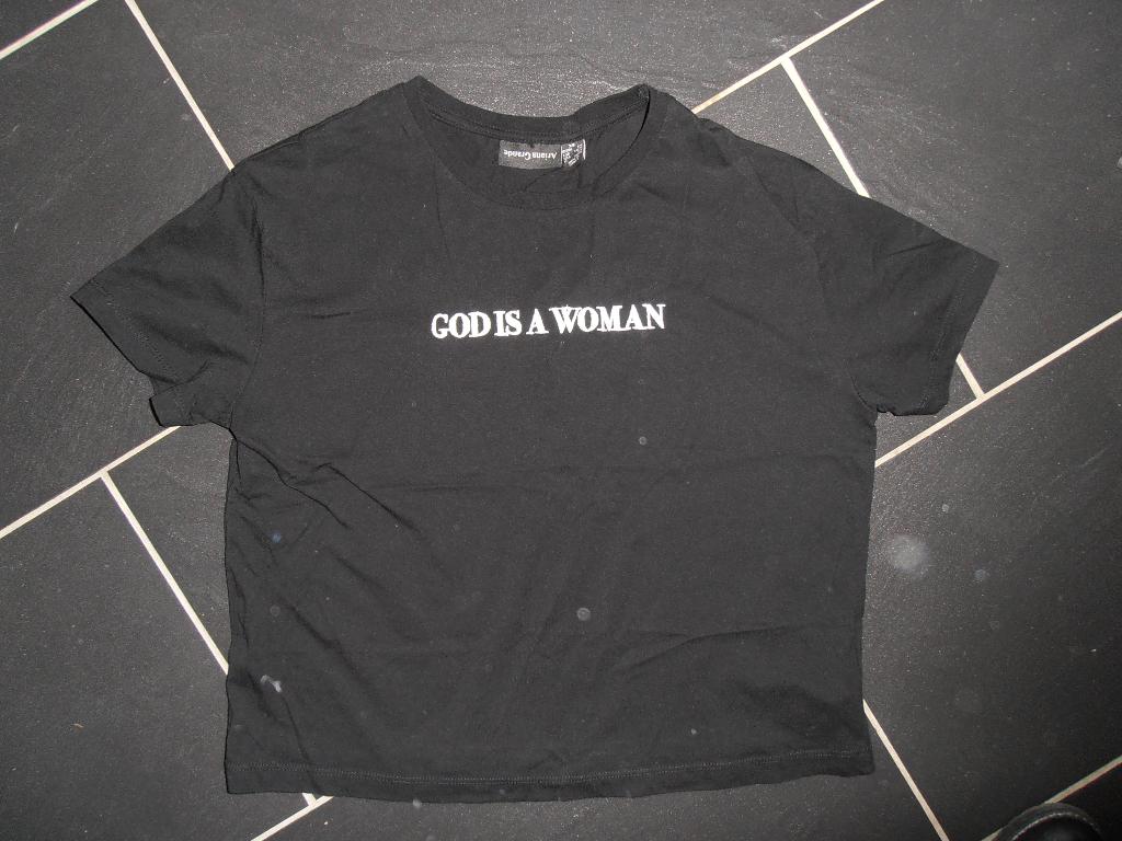 shirt maat XS, Zwart, Primark Ariane Grande, Ophalen of Verzenden, Korte mouw