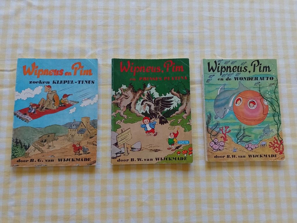 Wipneus en Pim boekjes - 3 delen in nette staat, Ophalen of Verzenden, Gelezen, B.G. van Wijkmade, Fictie algemeen