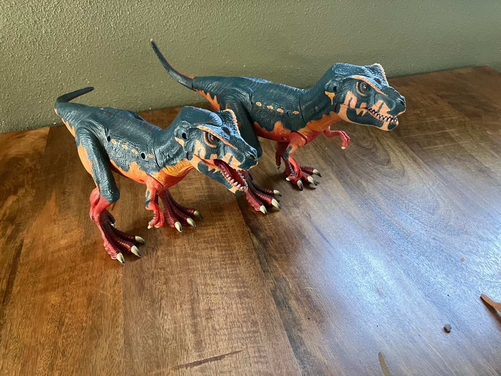2x Tyrannosaurus Rex speelgoed Walking with Dinosaurs, Ophalen of Verzenden, Gebruikt