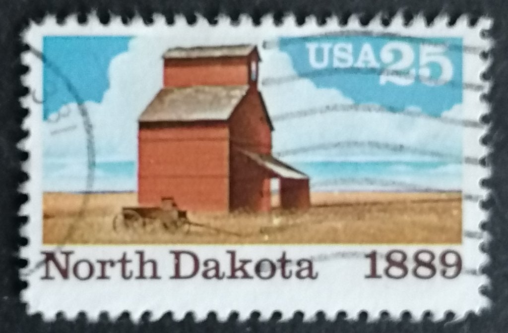 AMERIKA / USA - 100 jaar staat North Dakota 1989, Ophalen of Verzenden, Gestempeld, Noord-Amerika