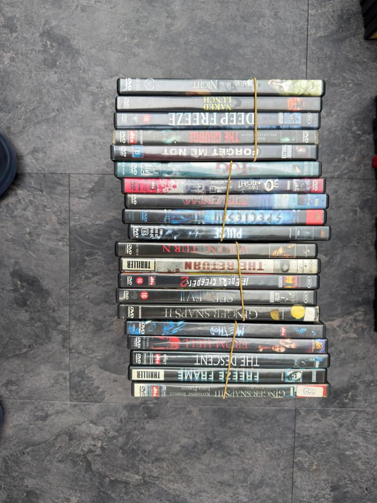 Horrorfilms Partij per 20, Cd's en Dvd's, Dvd's | Horror, Alle leeftijden, Ophalen of Verzenden, Zo goed als nieuw, Overige genres