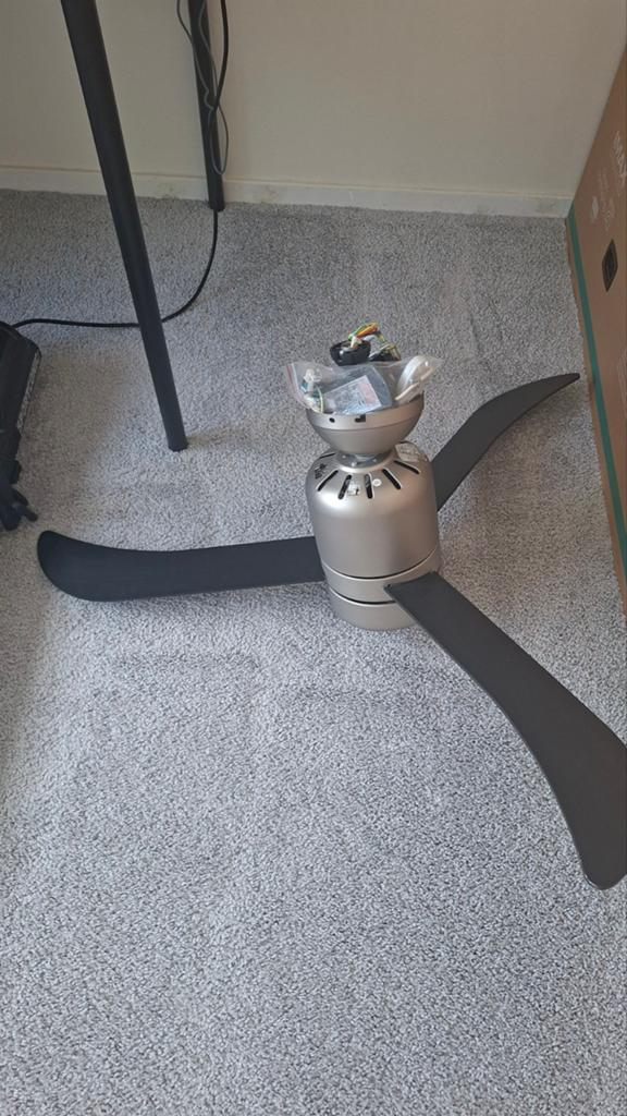 Ventilator lamp, Witgoed en Apparatuur, Ventilatoren, Ophalen, Plafondventilator