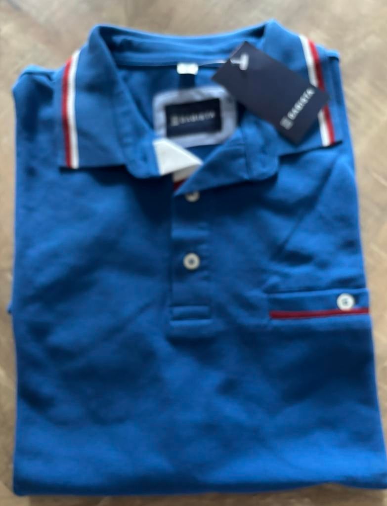 Nieuwe Blauwe Polo, Ophalen of Verzenden, Nieuw, Maat 52/54 (L), Blauw