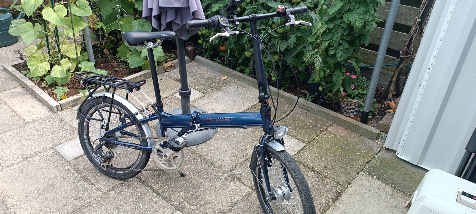 Te koop: Leader opvouwbare fiets met 7 versnellingen, Fietsen en Brommers, Fietsen | Vouwfietsen, Ophalen, Versnellingen