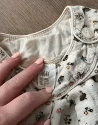 Schattig babyjurkje met print - maat 80, Kinderen en Baby's, Babykleding | Maat 80, Meisje, Jurkje of Rokje, H&M, Ophalen of Verzenden
