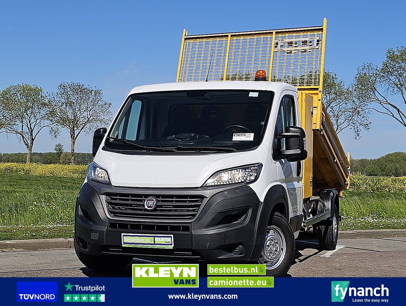 FIAT DUCATO 2.3 kipper kist euro6 ac, Gebruikt, Euro 6, Overige kleuren, Navigatiesysteem