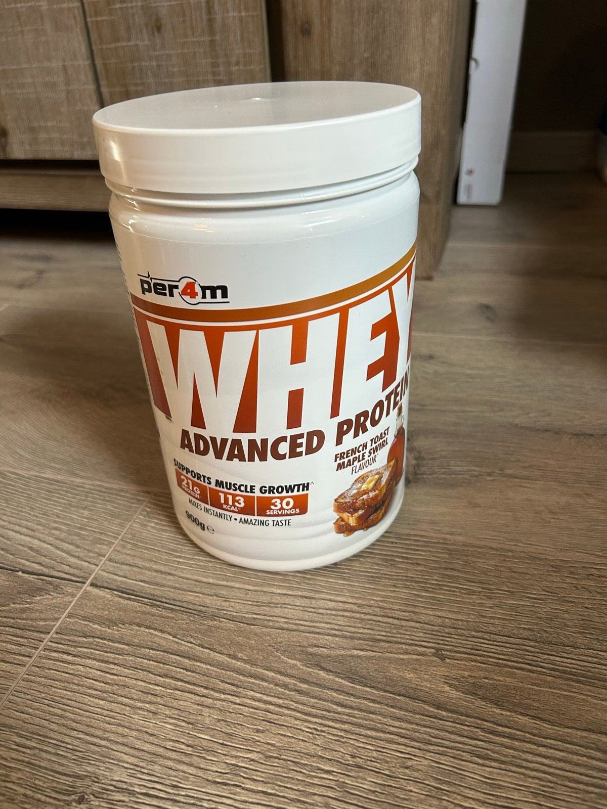 Per4m Whey Advanced Protein French Toast Maple Syrup, Ophalen of Verzenden, Zo goed als nieuw, Poeder of Drank