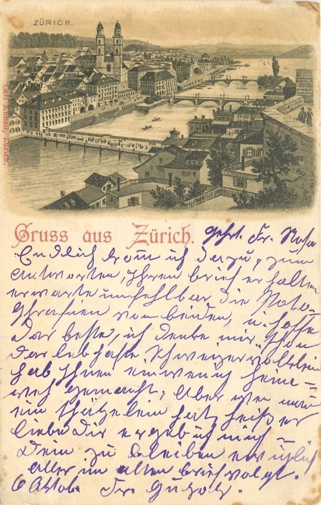 379-005-005 Zurich, Verzenden, Voor 1920, Overig Europa