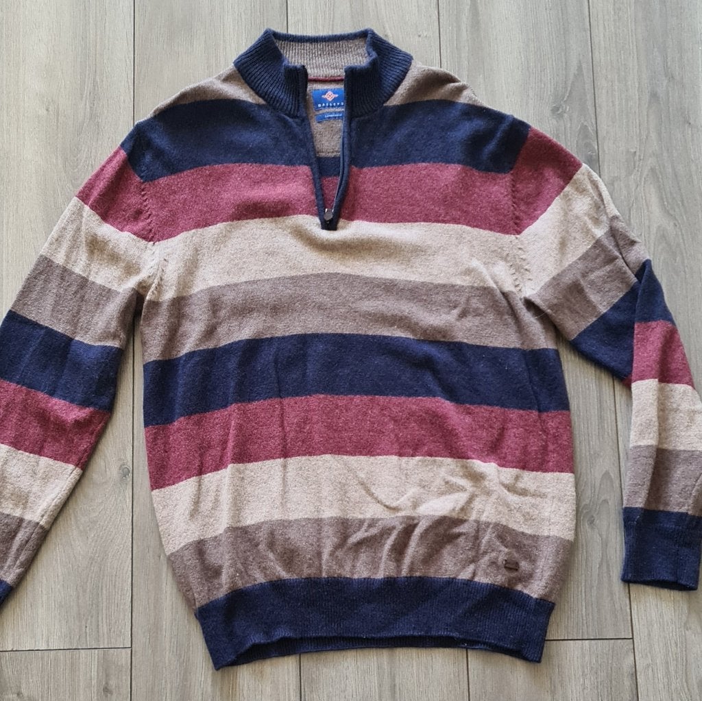 Baileys Lamswollen Trui met Rits - Maat 52/54 (L), Maat 52/54 (L), Meerkleurig, Nieuw, Baileys