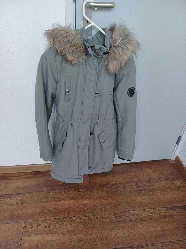 super leuke warme mint groene only winterjas 36, Ophalen of Verzenden, Nieuw, Maat 36 (S), Groen