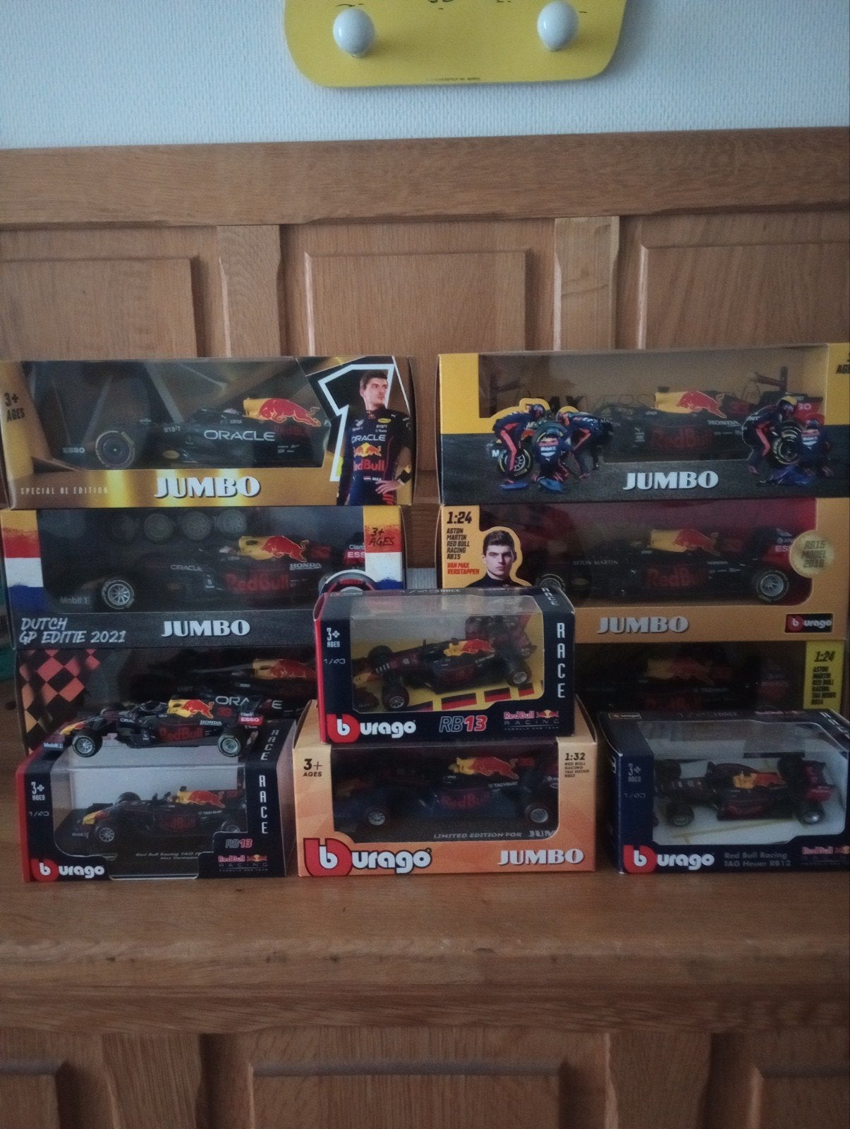Burago Jumbo Verstappen modelauto,s, Ophalen of Verzenden, Nieuw, Bburago