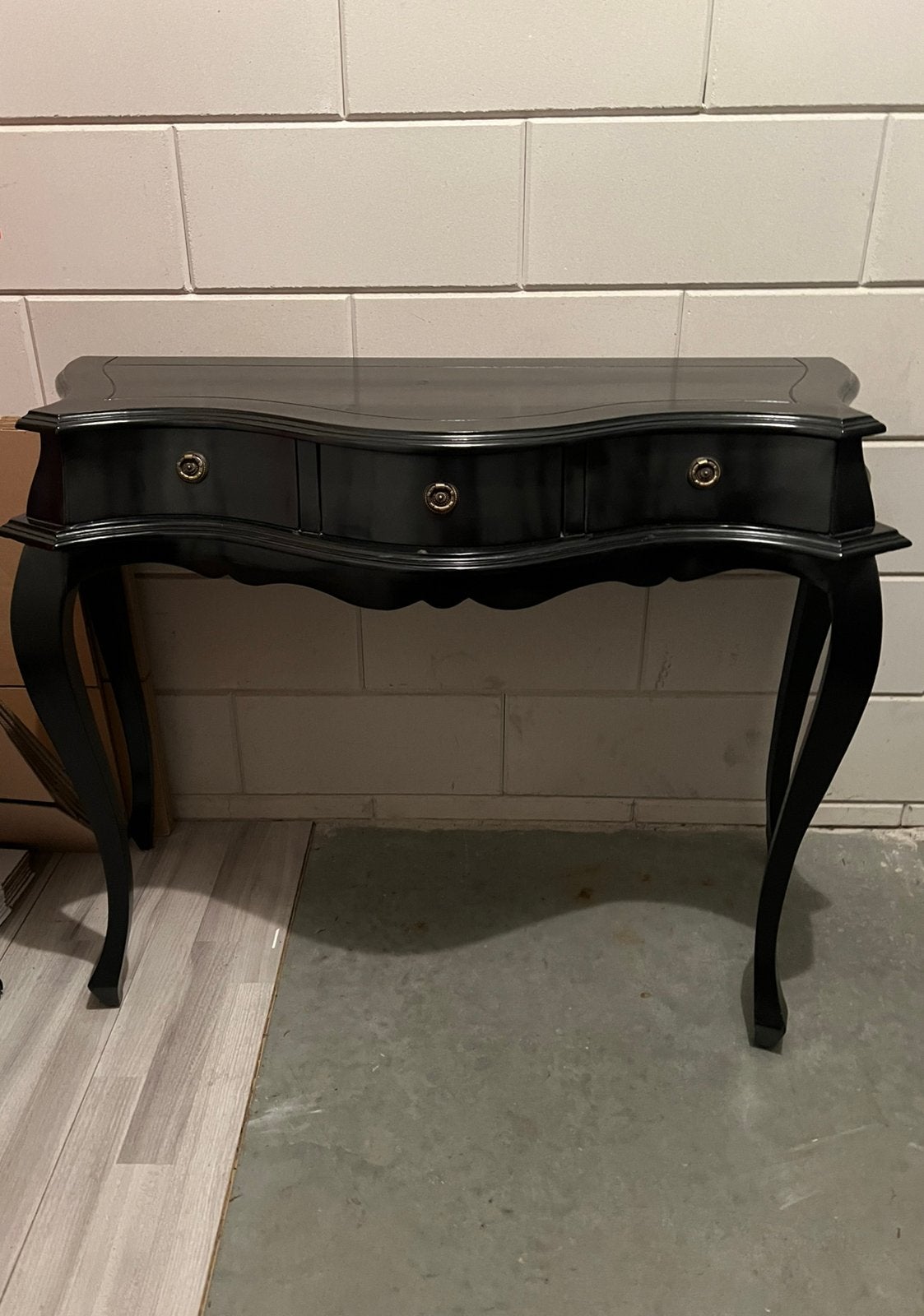 Houten tafel, Huis en Inrichting, Tafels | Sidetables, Ophalen, Zo goed als nieuw, 25 tot 50 cm, Rechthoekig