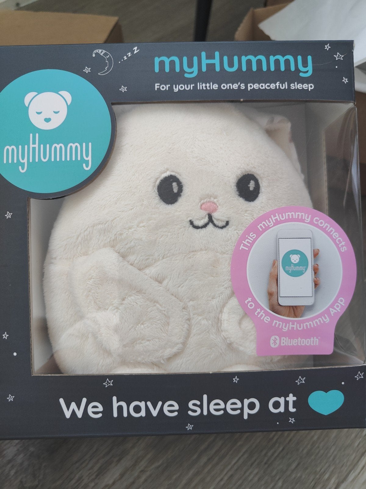 MyHummy Bunny Slaapknuffel - Witte Ruis & Hartslag, Ophalen of Verzenden, Nieuw, Overige typen, Met geluid
