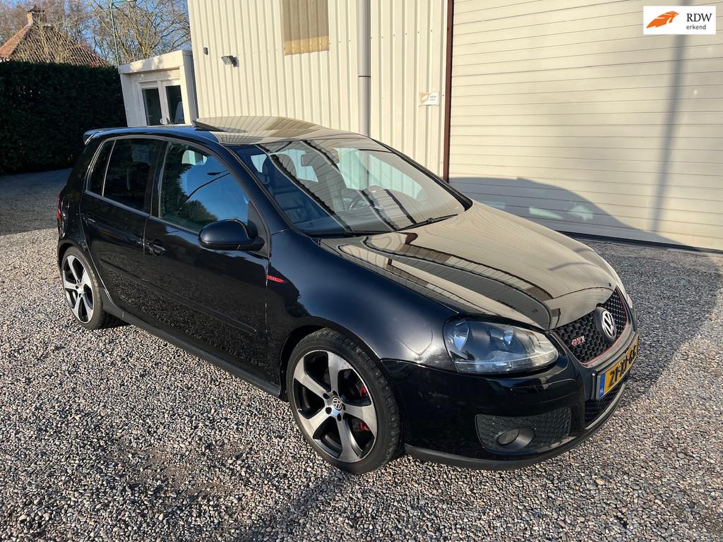 Volkswagen Golf 2.0 TFSI GTI AUTOMAAT NAVI.LEER.DAKJE!, Auto's, Volkswagen, Gebruikt, Zwart, 4 cilinders, 1984 cc