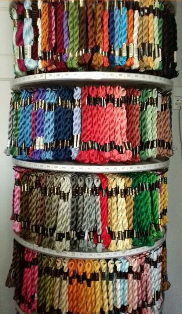 Dmc Perlé 5 zwart label borduurgaren/borduurzijde+kleurenkaa, Ophalen of Verzenden, Nieuw, Handborduren, Borduurgaren of Zijde
