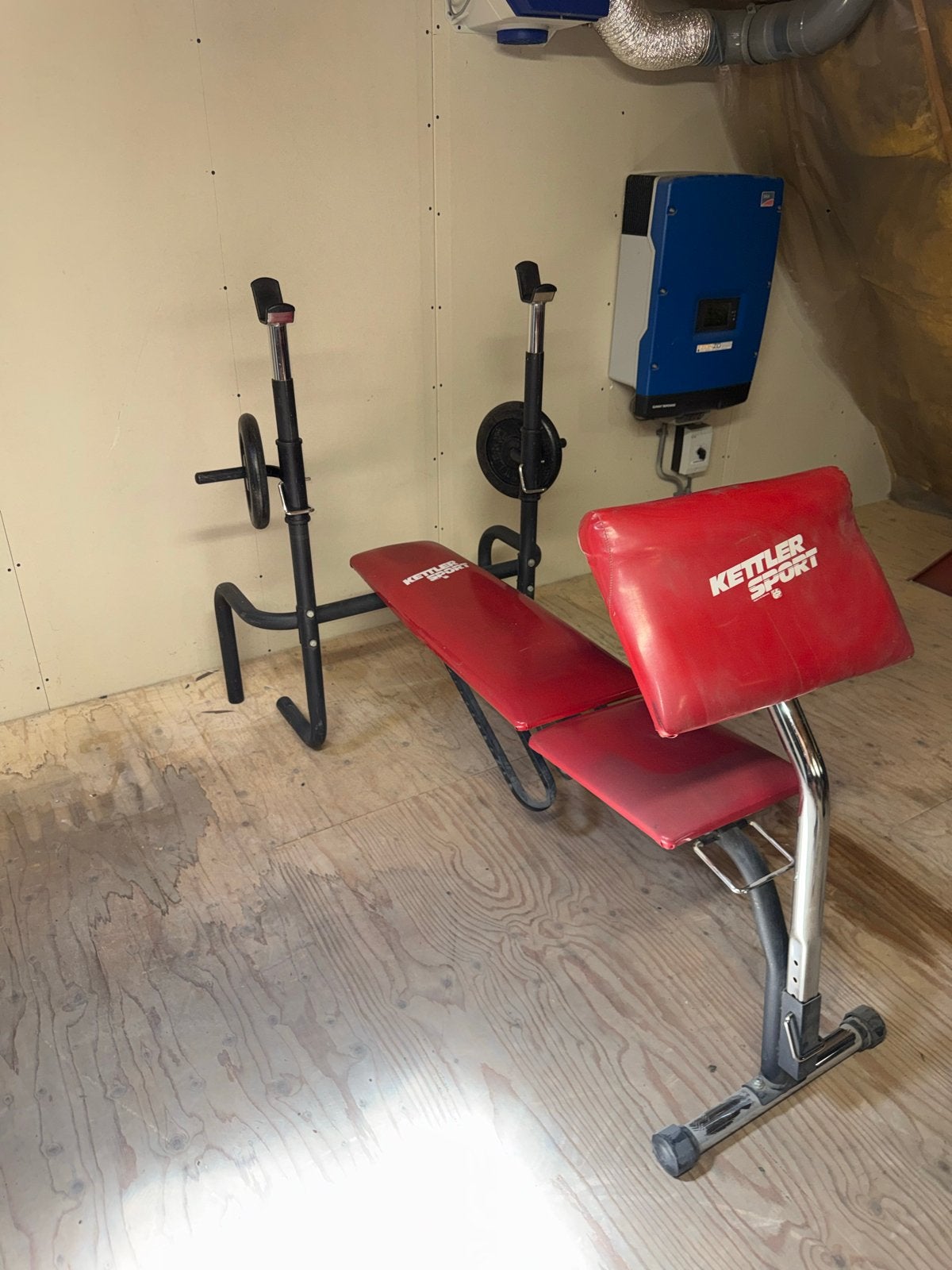 Kettler Sport benchpress/multi krachtstation, Ophalen, Gebruikt, Armen, Fitnessbank