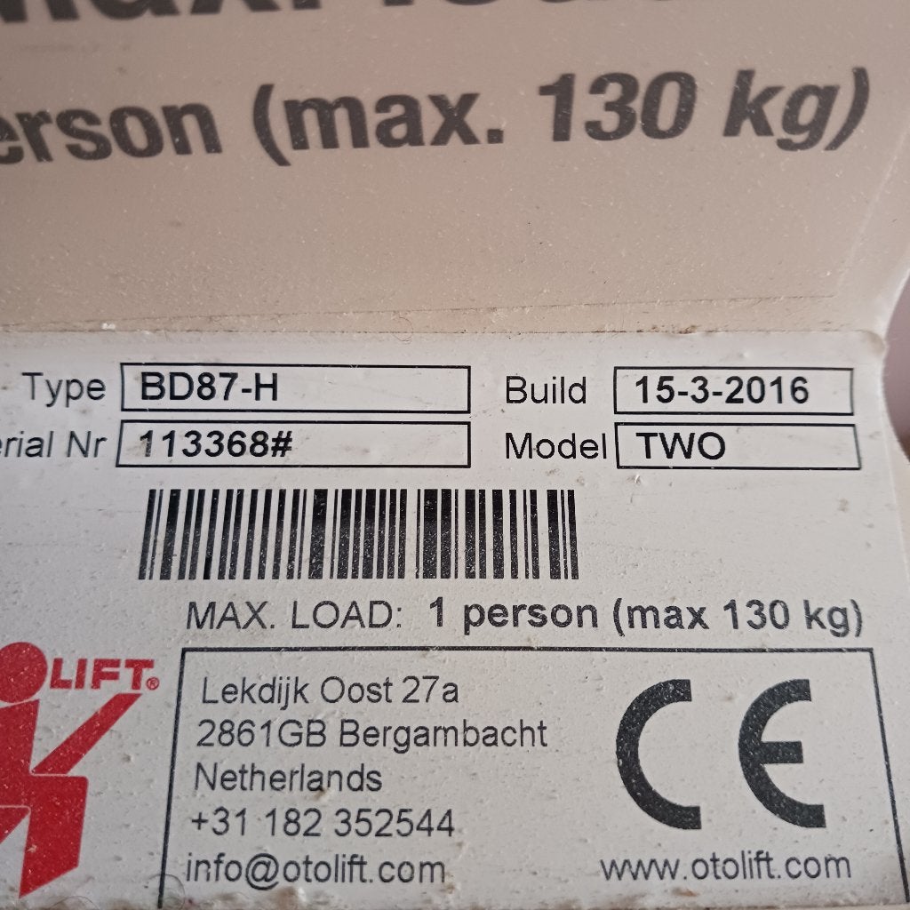 Oto Traplift ophalen in Gouda, Ophalen, Gebruikt, Met bocht