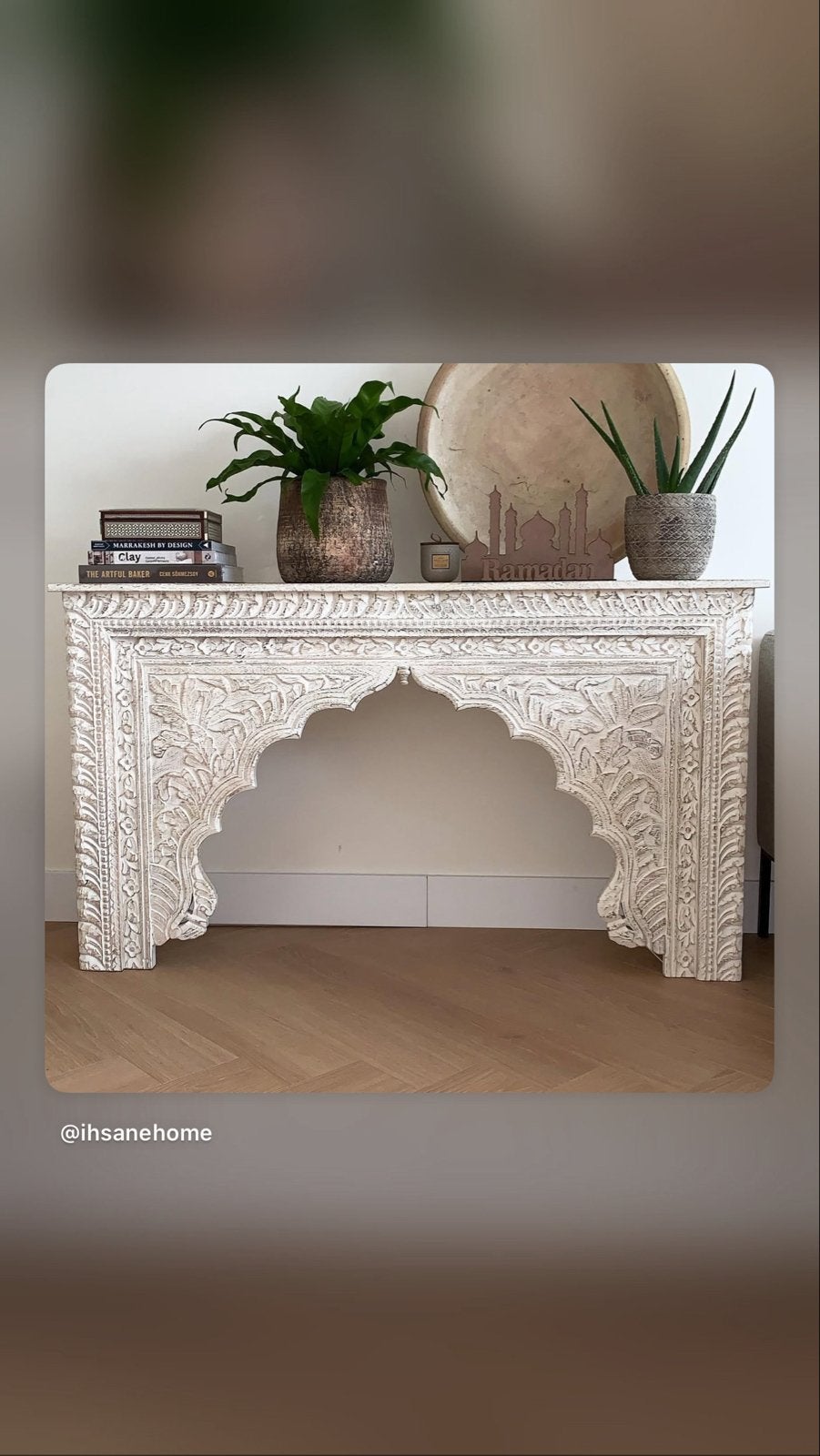 Oosterse Indiase Sidetable - 140x80x35 cm - Zo goed als nieu, Ophalen, Zo goed als nieuw, 75 cm of meer, 60 cm of meer