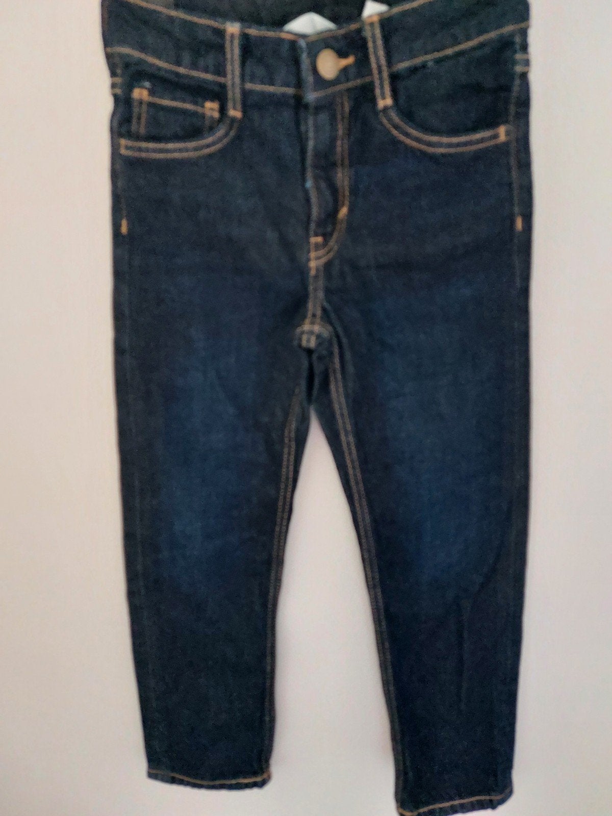 Donkerblauwe kinder spijkerbroek van H&M in maat 116, Broek, Verzenden, Jongen of Meisje, H&M