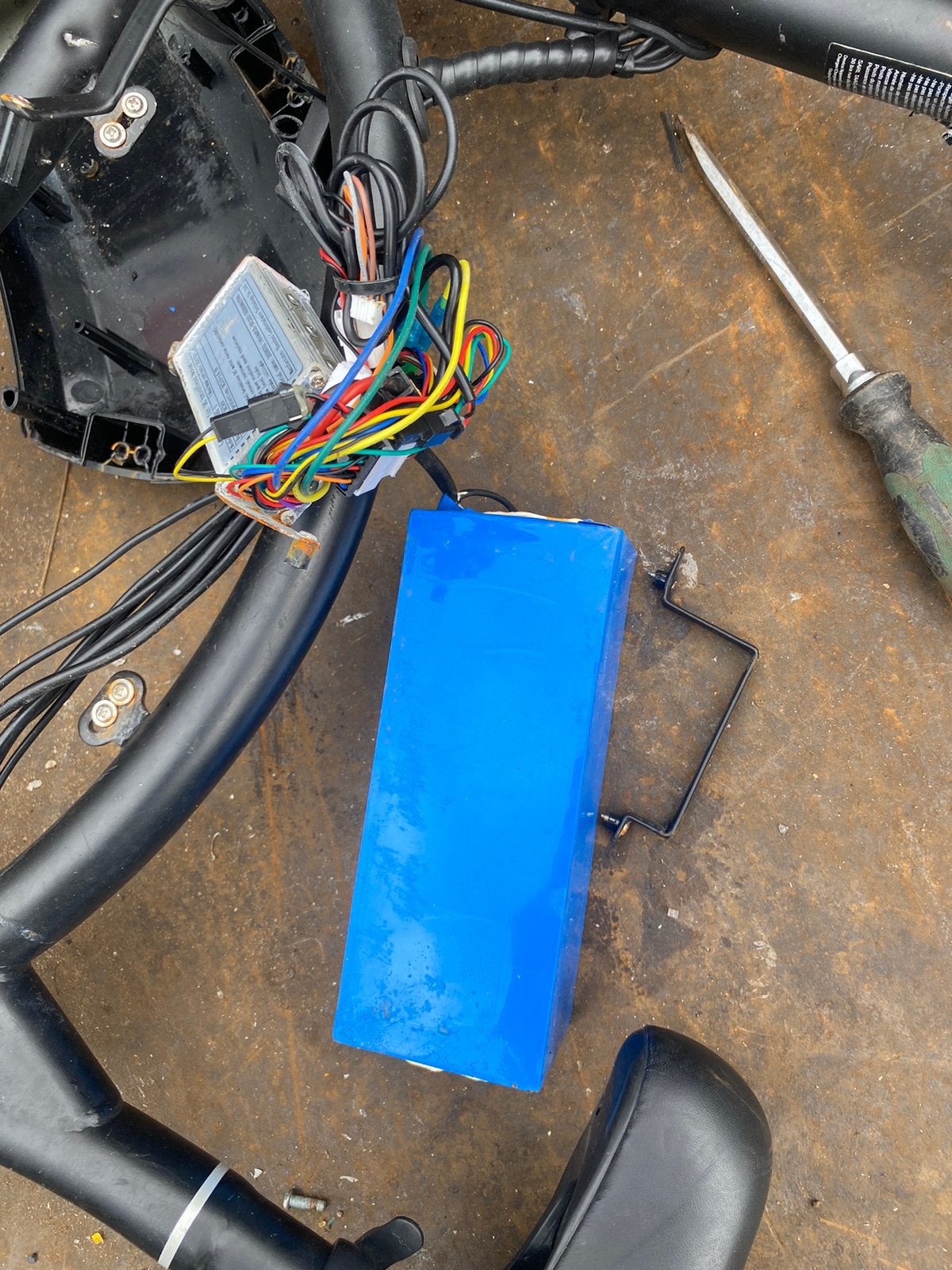 Moovway electrische 36v bike fatbike mini accu en contro, Ophalen of Verzenden, Zo goed als nieuw