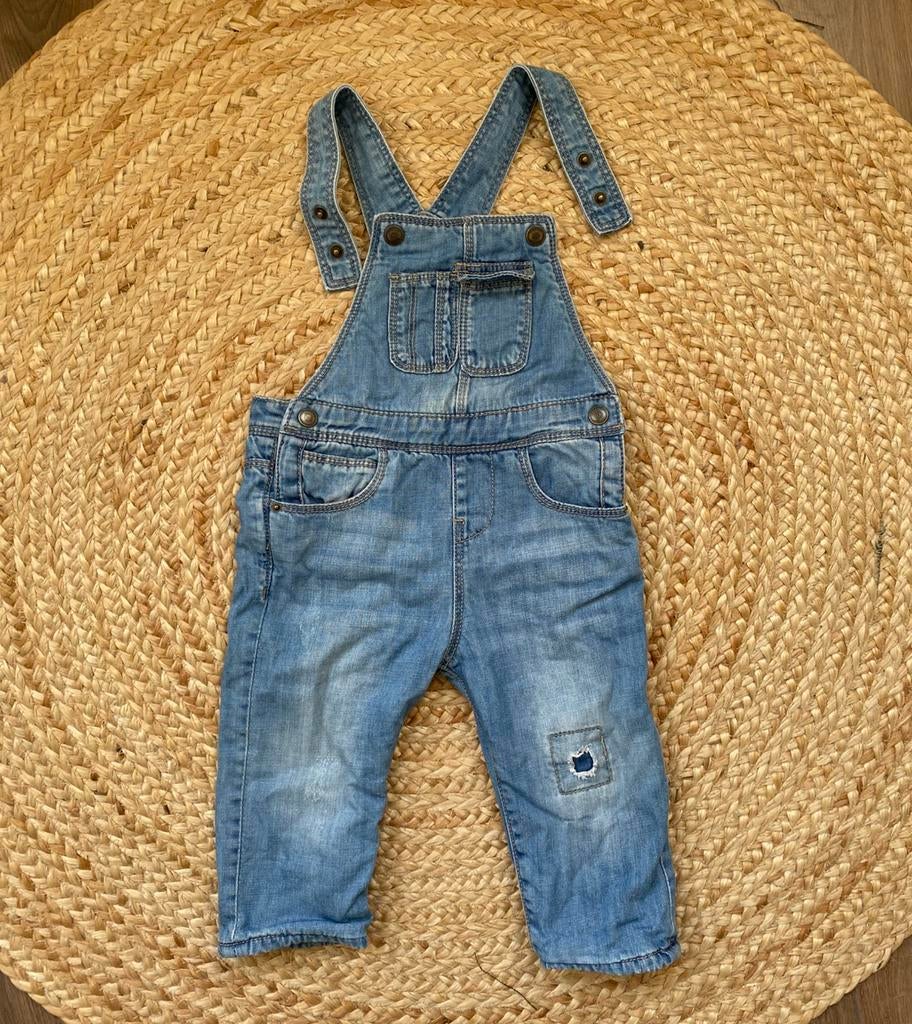 Tuinbroek Zara maat 80, Kinderen en Baby's, Babykleding | Maat 80, Ophalen of Verzenden, Zo goed als nieuw, Jongetje, Broekje