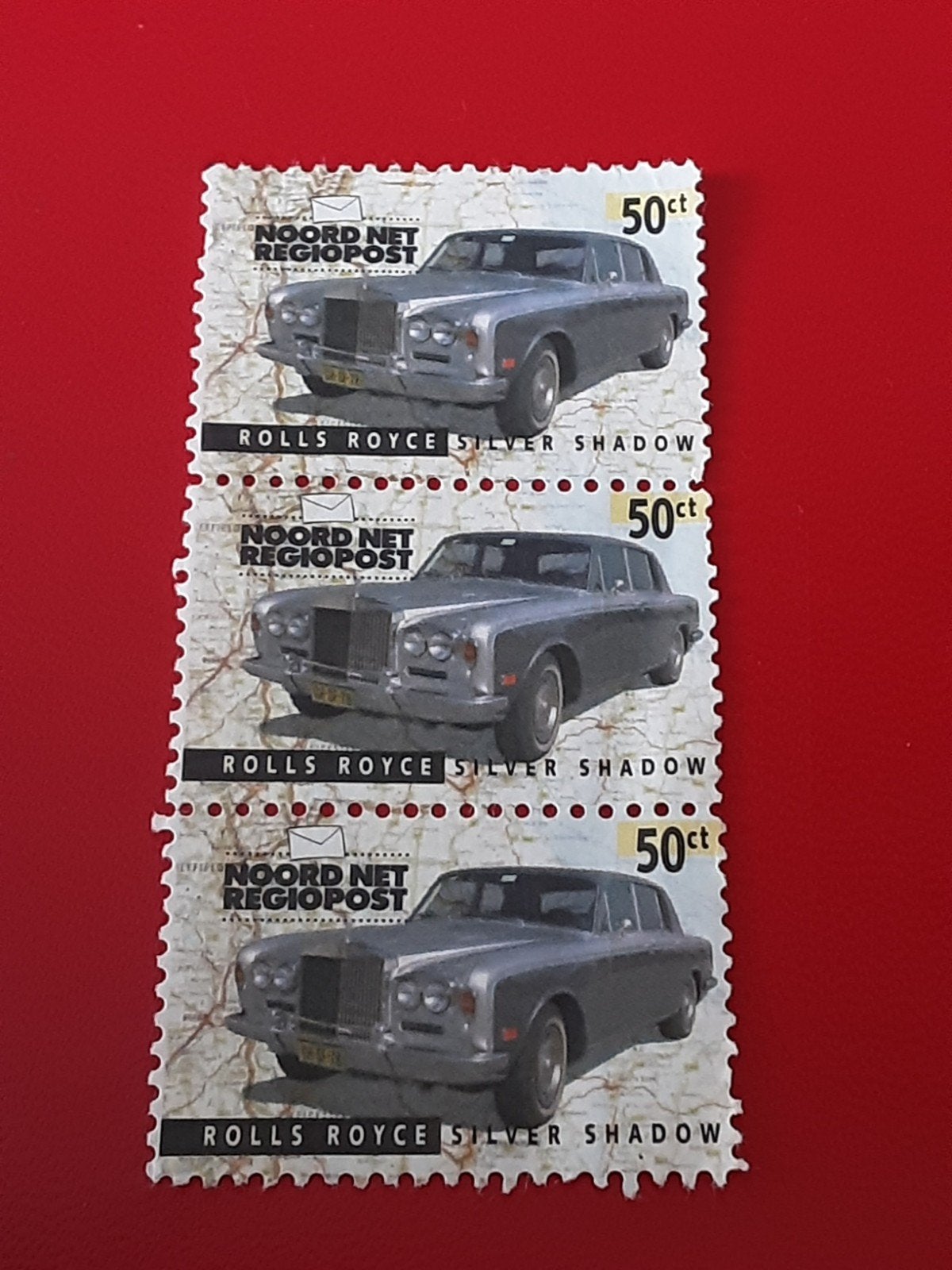 Regiopost. Rolls Royce Silver Shadow ( gest), Postzegels en Munten, Ophalen of Verzenden