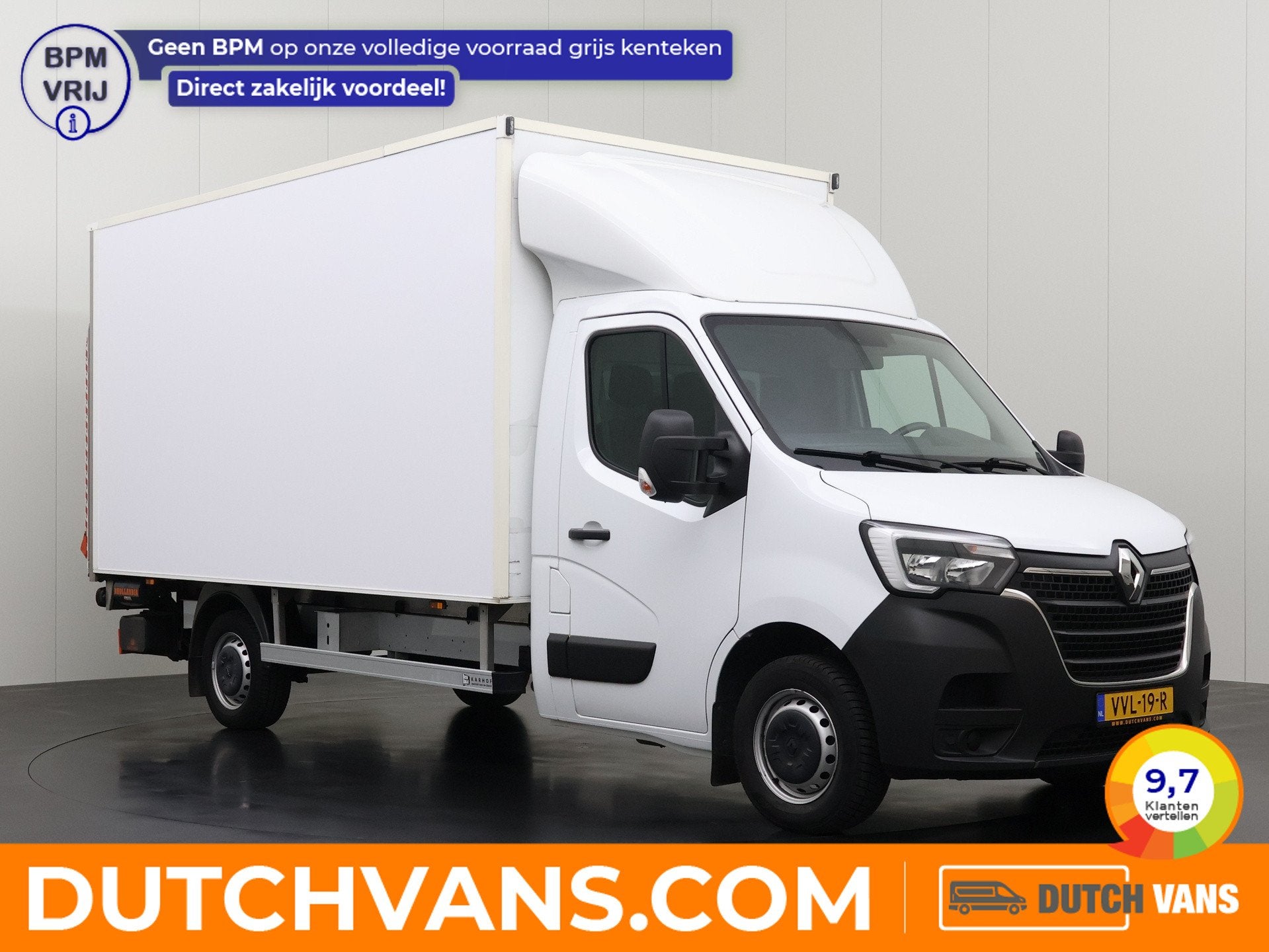 Renault Master 2.3DCi 145PK Bakwagen+Laadklep | 1152Kg Laadv, Voorwielaandrijving, Gebruikt, Euro 6, 4 cilinders