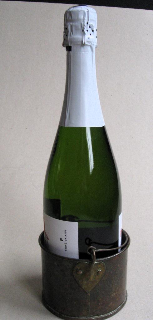 Rood koperen emmer, handgemaakt ca, 1890, Frankrijk, Antiek en Kunst, Ophalen of Verzenden, Koper