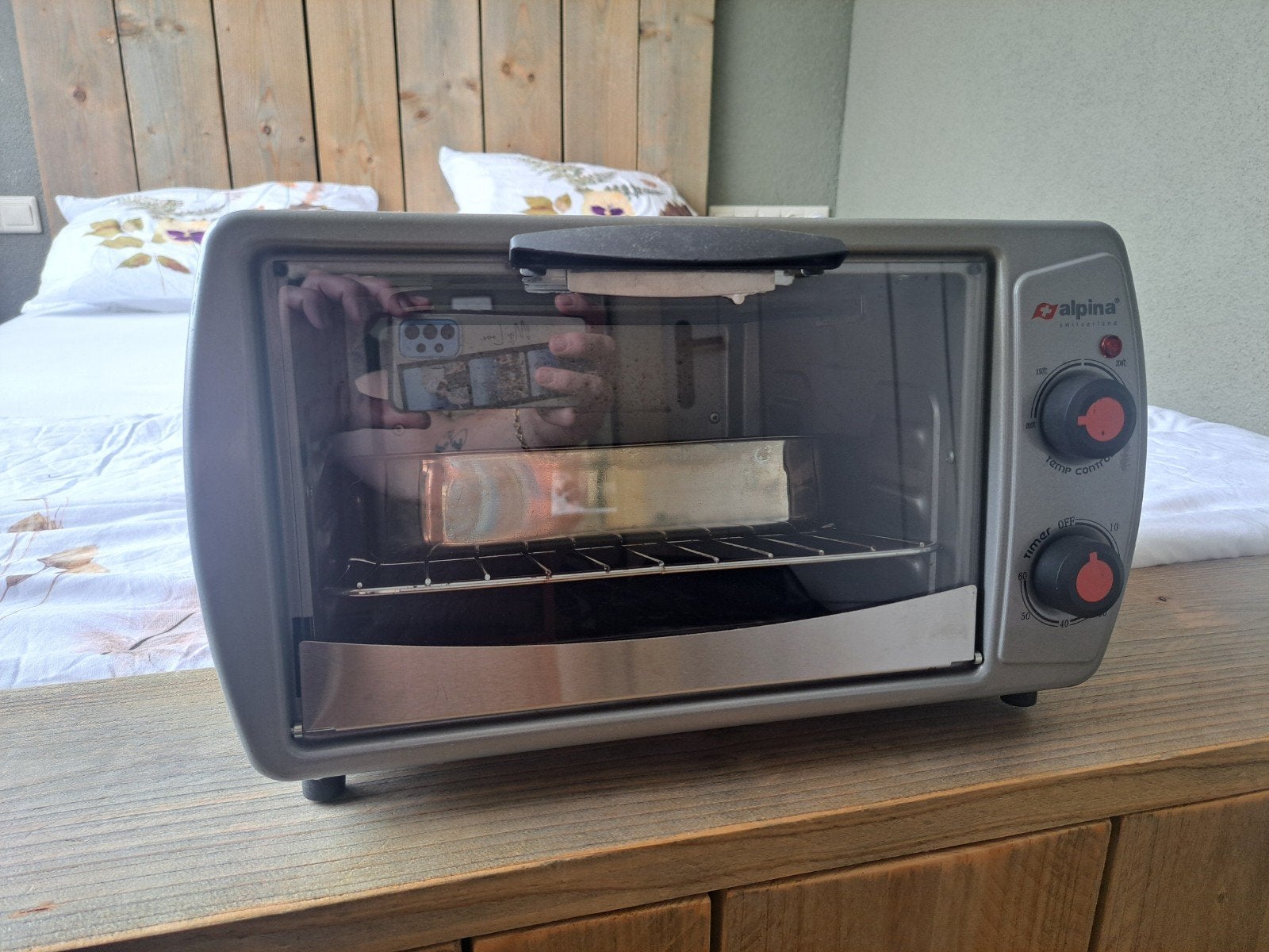 Alpina camping oven, Ophalen, Minder dan 45 cm, Hete lucht, Vrijstaand