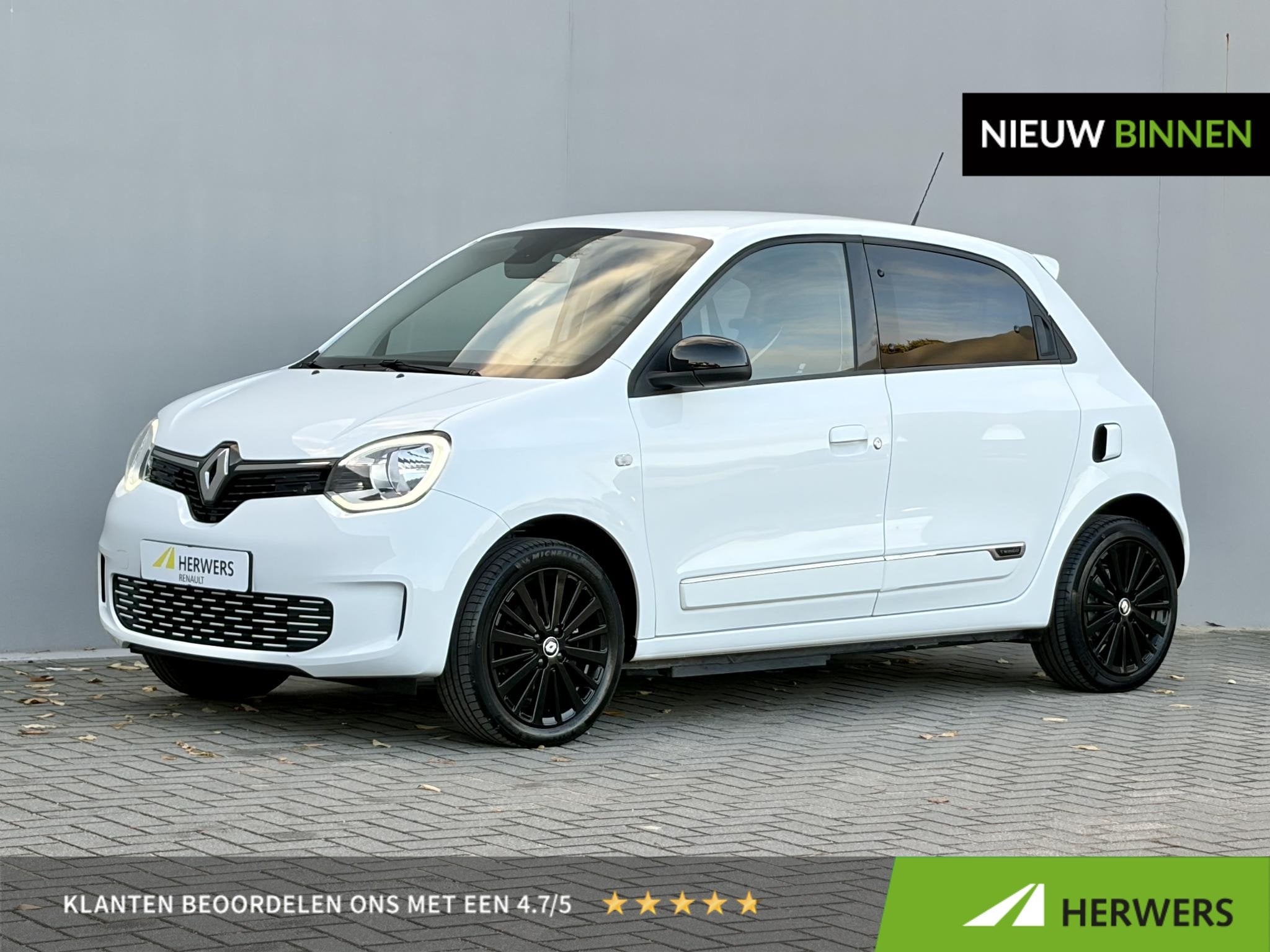 Renault Twingo Z.E. R80 E-Tech Série Limitée Urban Night 2, Automaat, Dealer onderhouden, Gebruikt, Leder en Stof