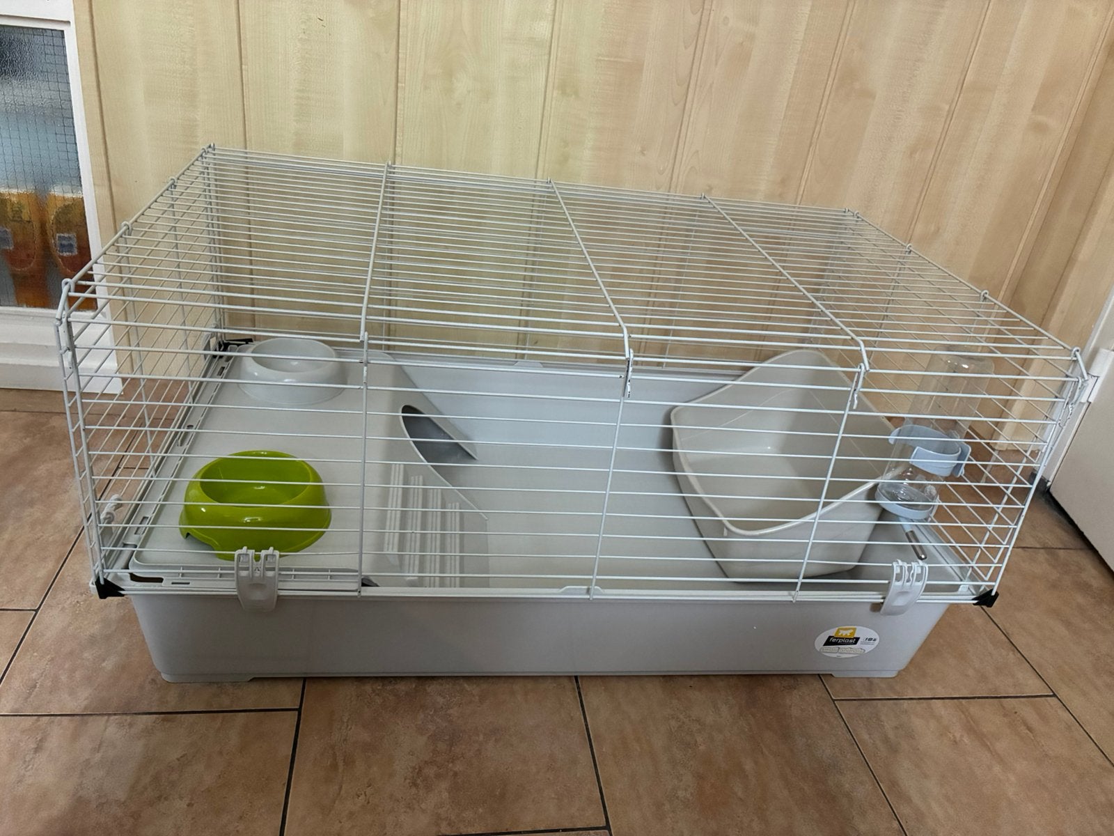 Ferplast Caviakooi,konijnenkooi/ knaagdierkooi 94x56x44,5, Kooi, 110 cm of meer, Zo goed als nieuw, Cavia