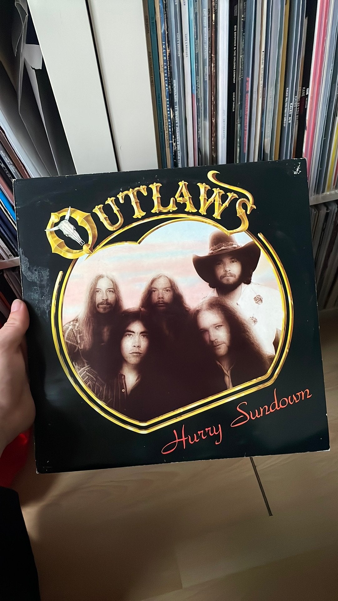 Outlaws - Hurry Sundown LP (1978) Southern Rock Vinyl, Gebruikt, Overige genres, Ophalen of Verzenden, 1970 - 1979