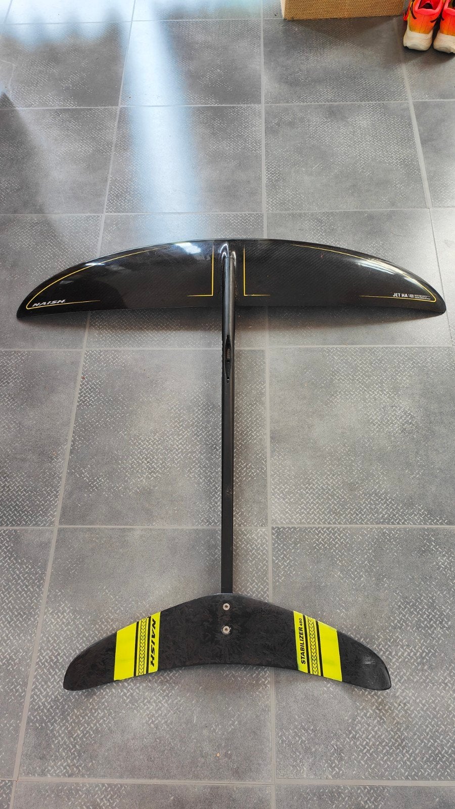 Naish Jet HA 1400/1650 Foil Set met Stabilizer 280/450, Ophalen of Verzenden, Gebruikt, Wingsurfset
