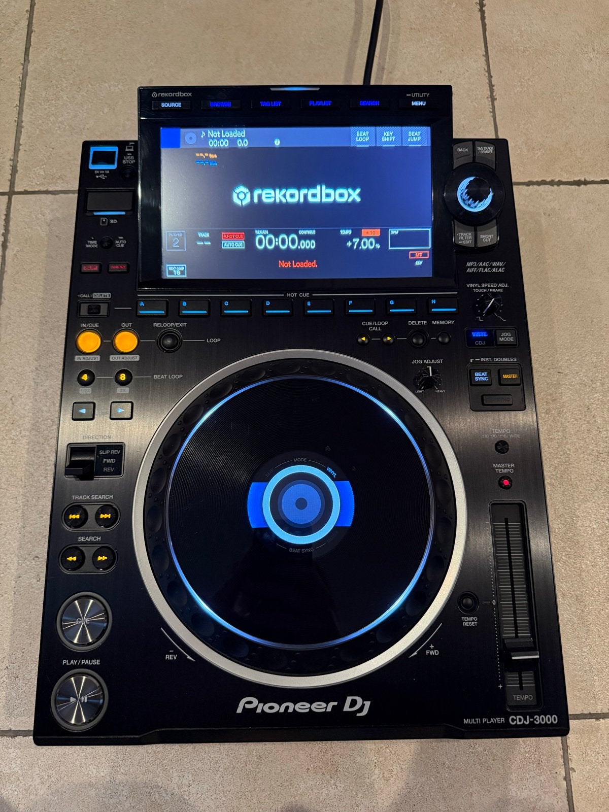 Pioneer CDJ-3000 met flightcase 2st. koop, Muziek en Instrumenten, Dj-sets en Draaitafels, Ophalen of Verzenden, Zo goed als nieuw