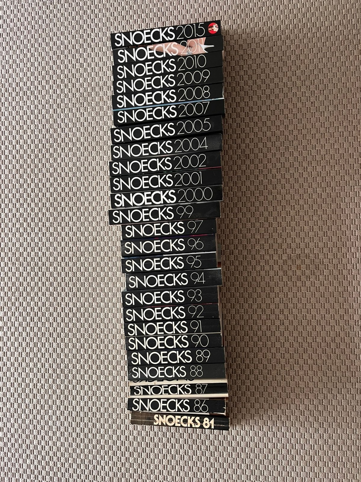 Boeken SNOECKS reeks, 26 stuks, Boeken, Kunst en Cultuur | Fotografie en Design, Ophalen, Zo goed als nieuw