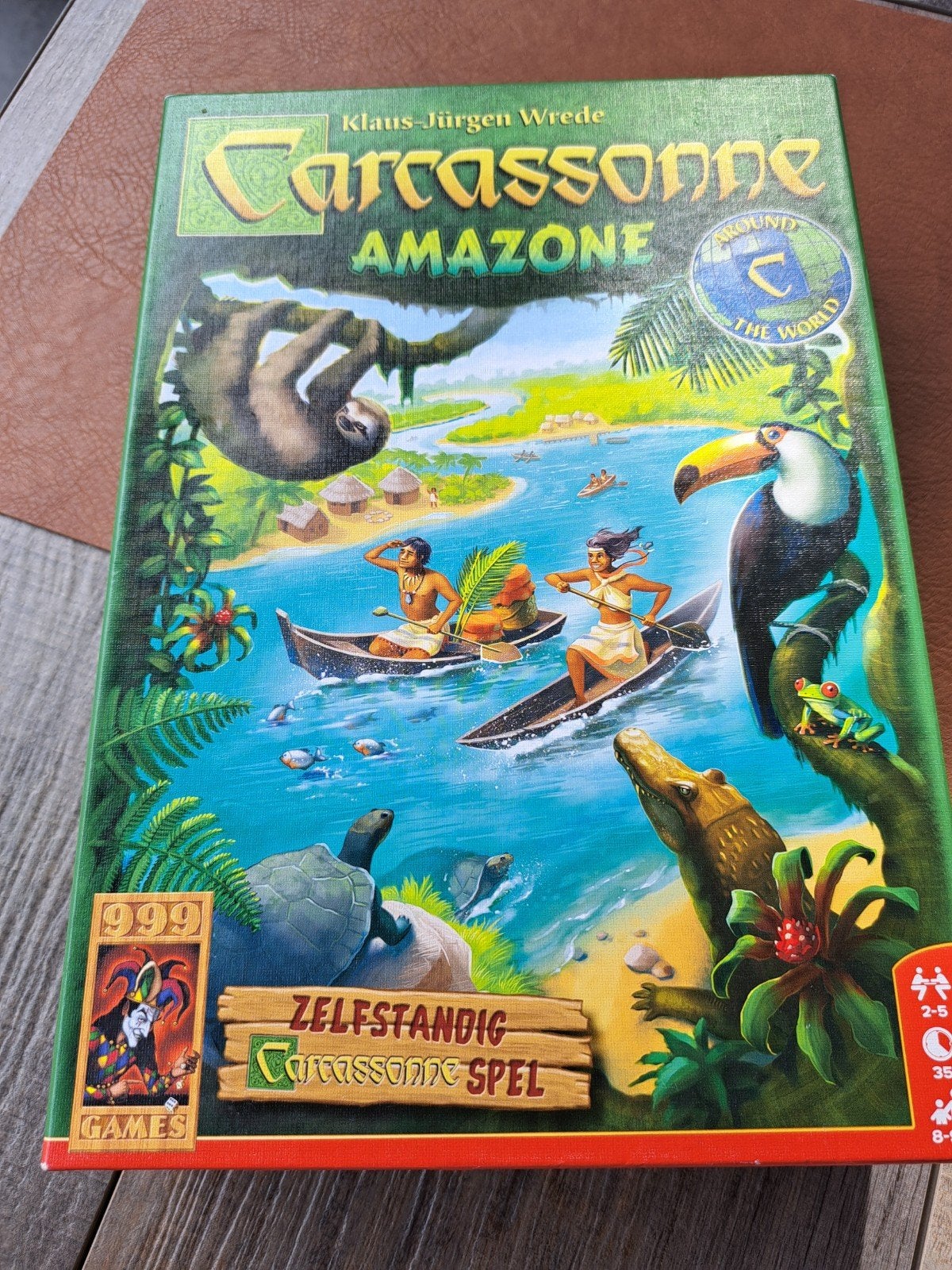 Carcassonne Amazone Bordspel, Vijf spelers of meer, Ophalen of Verzenden, Zo goed als nieuw, 999 Games