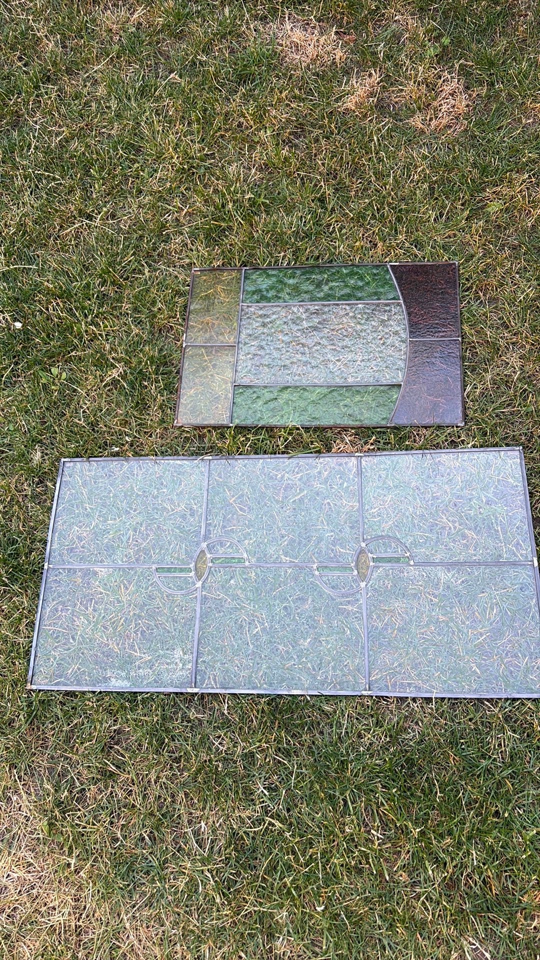 Glas in lood raampjes, Doe-het-zelf en Verbouw, Glas en Ramen, Ophalen, Zo goed als nieuw, Glas in lood, Minder dan 80 cm