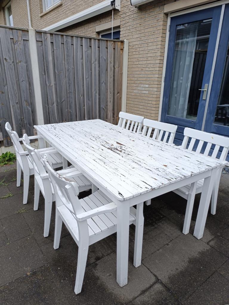 Ikea tuinset, Tuin en Terras, Tuinsets en Loungesets, Ophalen of Verzenden, Gebruikt, Hout