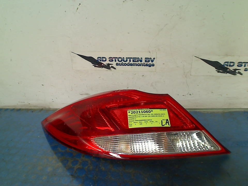 Achterlicht Links Opel Insignia (2008-07/2017-03) 009649, Auto-onderdelen, Gebruikt, Bahnhofsplatz, Rüsselsheim am Main 65423, , Duitsland