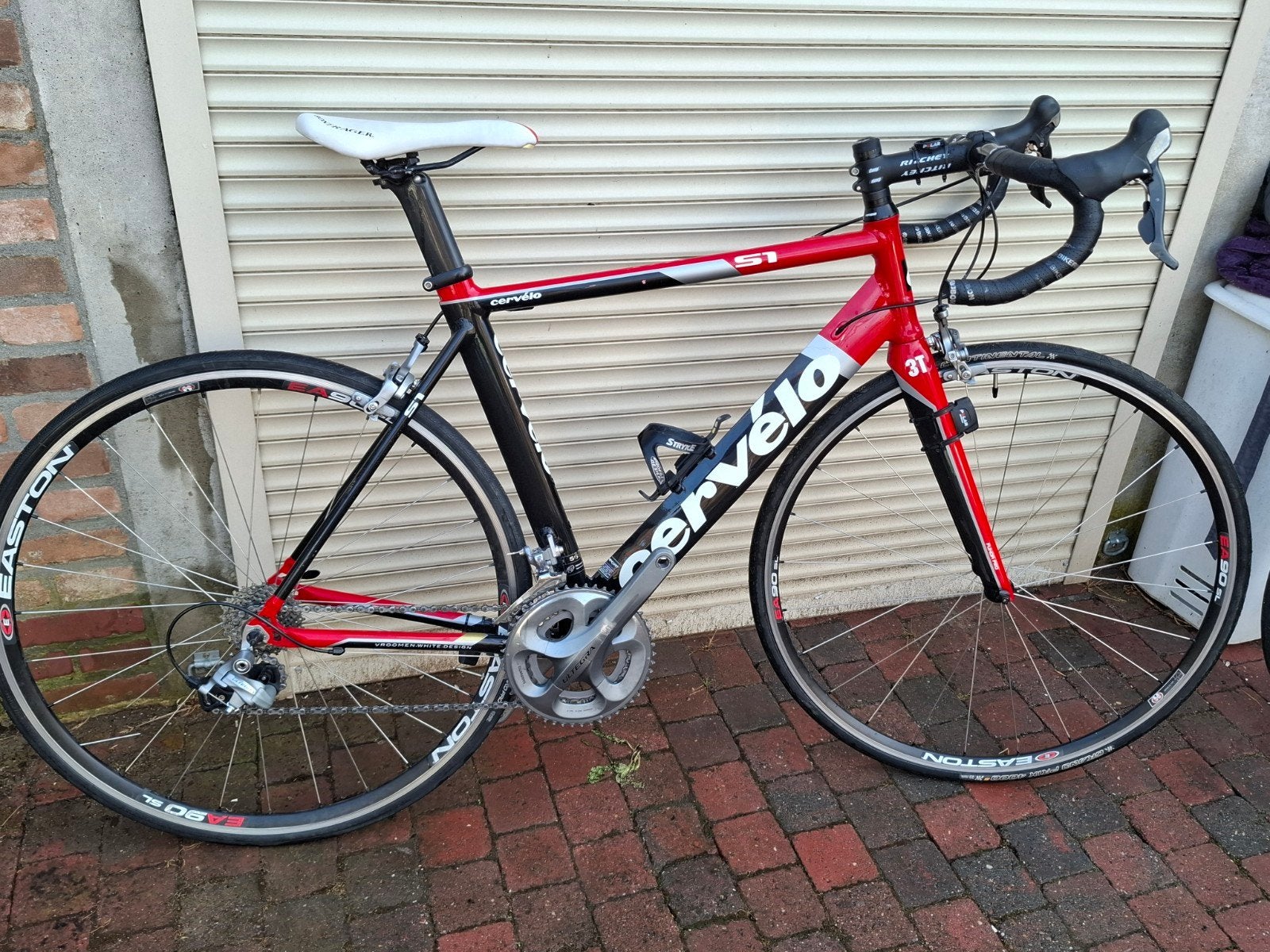 Cervélo racefiets - Rood/Zwart - Goede staat, Ophalen