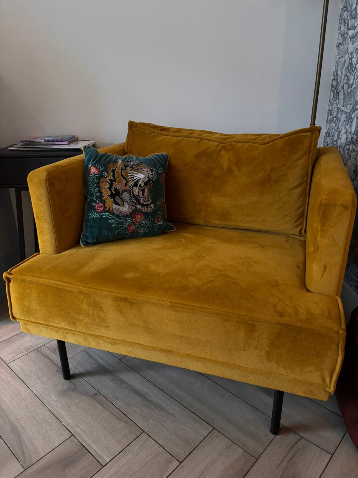 Sissy Boy fauteuil - Zo goed als nieuw, Huis en Inrichting, Ophalen, Zo goed als nieuw, Stof, 75 tot 100 cm