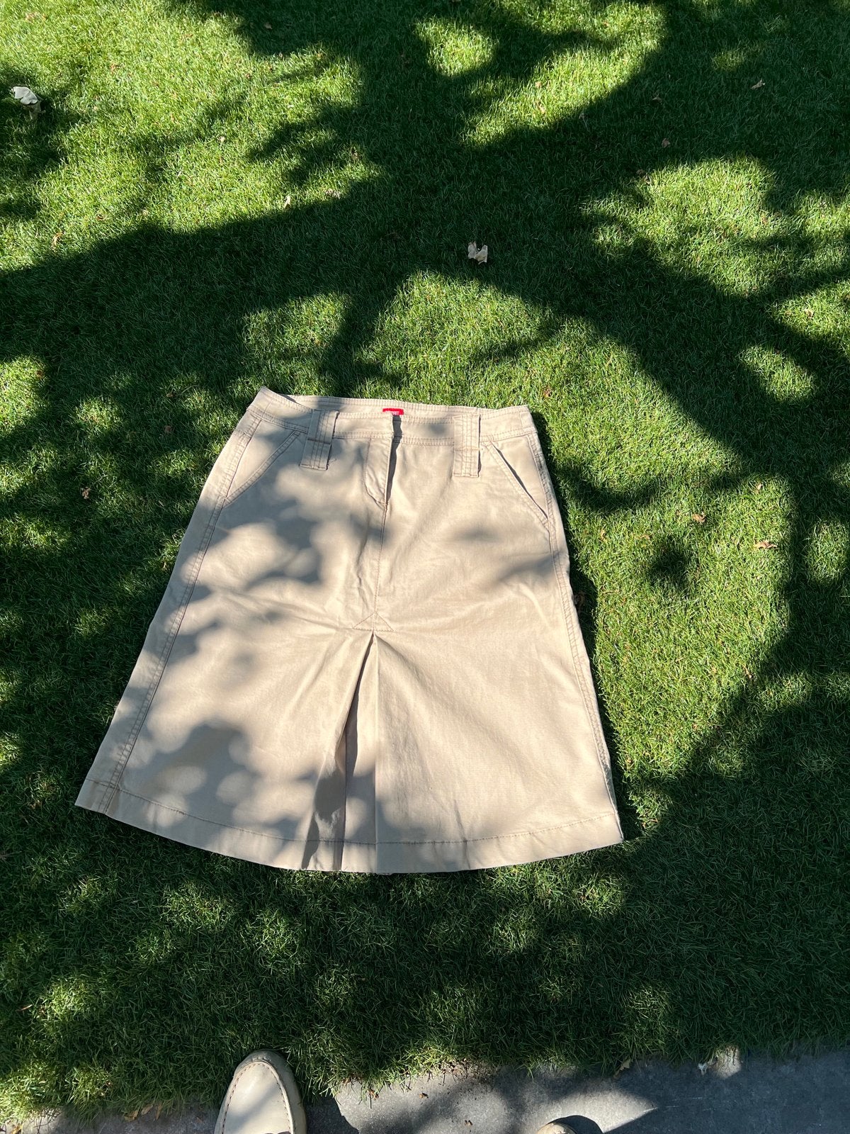 Comfortabele beige Esprit broekrok - Maat 36-38, Verzenden, Zo goed als nieuw, Maat 36 (S), Beige
