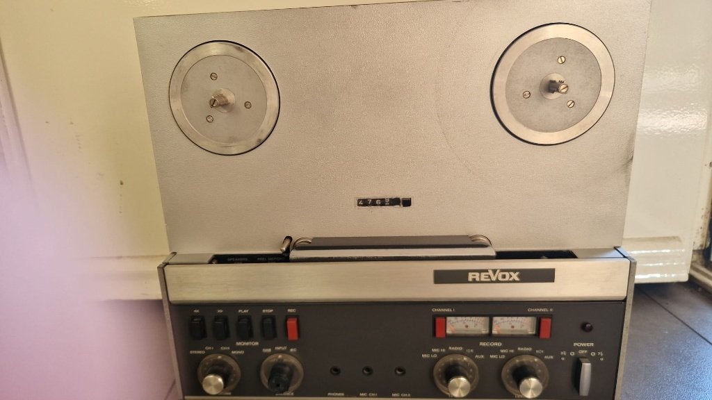 Revox A77 bandrecorder, Ophalen, Bandrecorder