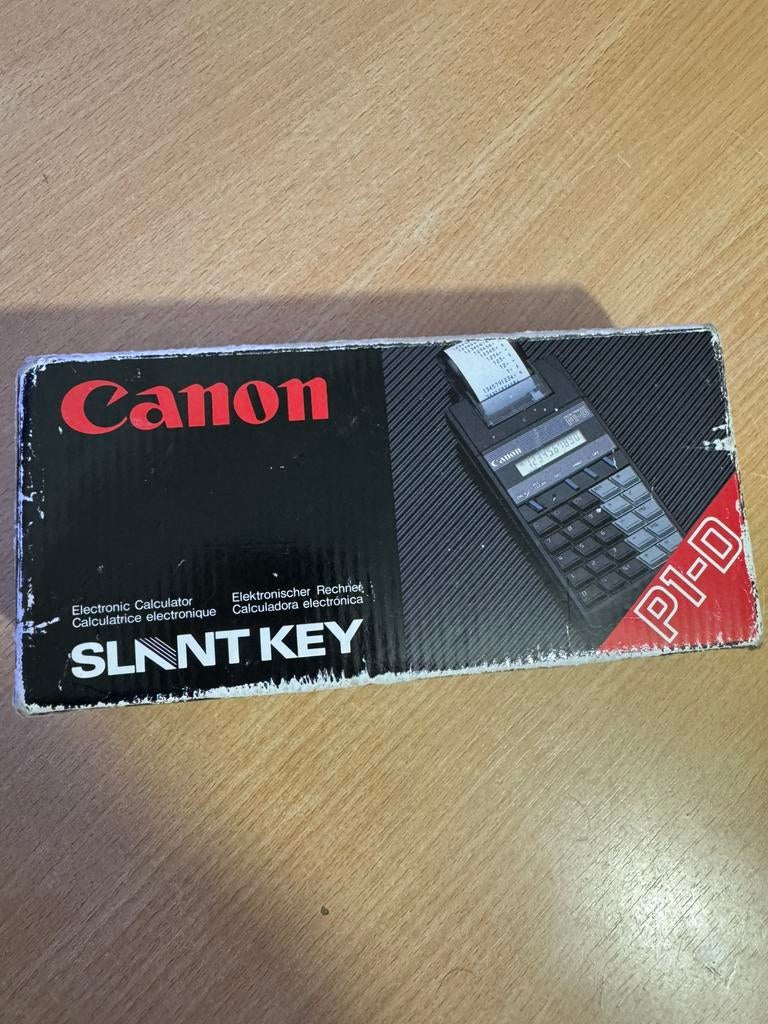 Canon P1-D Rekenmachine ( Nieuw in doos ), Ophalen of Verzenden, Zo goed als nieuw