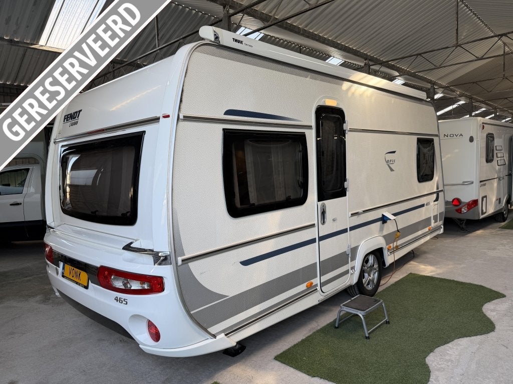 Fendt Opal 465 SFB | Mover | Thule luifel | Ventura voortent, Caravans en Kamperen, Caravans, Kluisje, Rondzit, Bedrijf, Overige typen