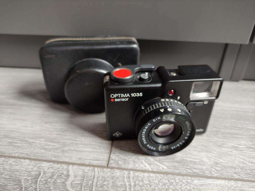Agfa optima 1035 sensor camera in tasje (werkend), Ophalen of Verzenden, Compact, Overige Merken