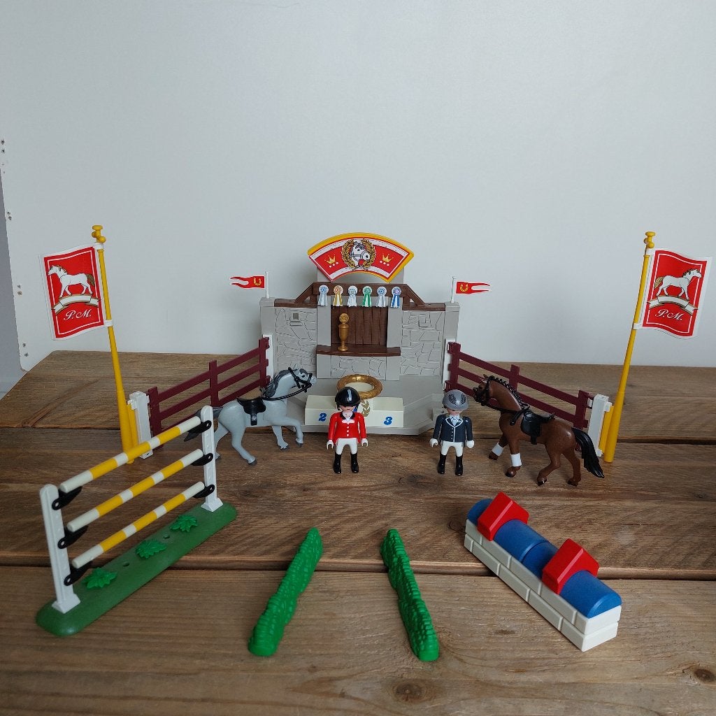 Playmobil - Paardenwedstrijd (5224), Kinderen en Baby's, Speelgoed | Playmobil, Gebruikt, Losse onderdelen, Overige typen, Ophalen of Verzenden