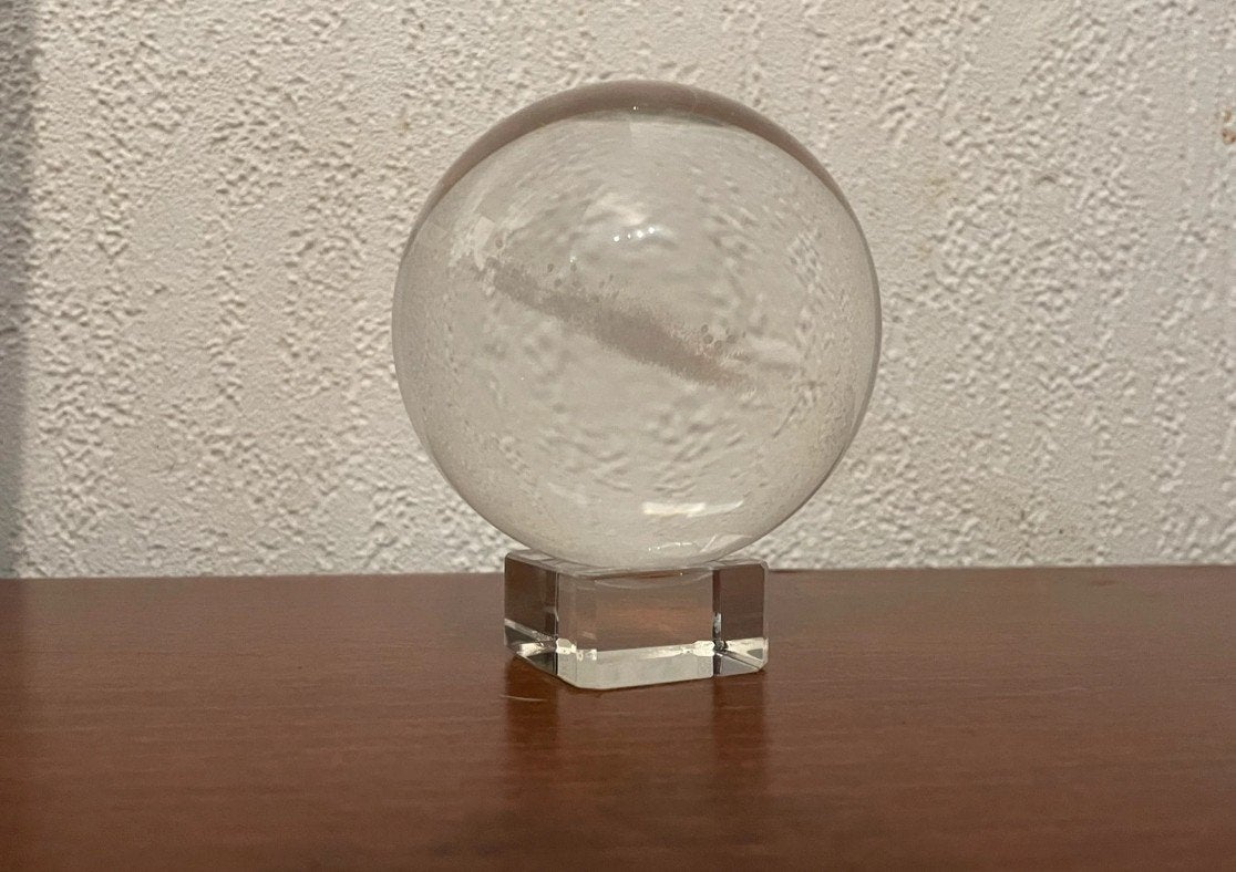 Glazen bal met Galaxy, Verzenden, Zo goed als nieuw, Huisaccessoire
